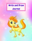 Image for Write and Draw : Unicorn Draw and Write Composition for boys and girls Dotted Midline and Picture Space Large size - 8.5 x 11