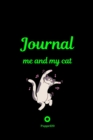 Image for Me and My Cat, Journal Journal for girls with cat Black Cover 6x9 Inches