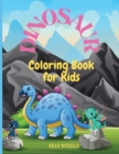 Image for Dinosaur Coloring Book for Kids : Awesome Dinosaur Coloring Book For ages2-4,4-8 with funny and big ilustrations.