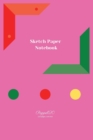 Image for Sketch Paper Notebook Pink Cover 124 pages 6x9-Inches