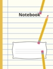 Image for Notebook : Simple linear notebook with college ruled 100 pages (8.5x11 format) / Composition Notebook/ Linear Journal