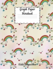 Image for Graph Paper Notebook : Graph Paper For Kids Large (Graph Paper Notebook 5 x 5 Square Per Inch) - Math Squared Notebook Graph Paper Notebook for Kids with Cute Unicorns and Rainbows