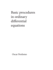 Image for Basic procedures in ordinary differential equations