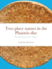 Image for Two place names in the Phaist?s disc