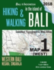 Image for Bali Indonesia Map 1 (West) Hiking &amp; Walking in the Island of Bali Detailed Topographic Map Atlas 1