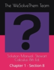 Image for Solution Manual : Stewart Calculus 8th Ed.: Chapter 1 - Section 8