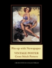 Image for Pin-Up with Newspaper : Vintage Poster Cross Stitch Pattern