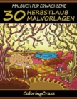 Image for Malbuch fur Erwachsene : 30 Herbstlaub Malvorlagen
