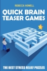 Image for Quick Brain Teaser Games : Milk Tea Puzzles - The Best Stress Relief Puzzles