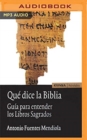 Image for QU DICE LA BIBLIA NARRACIN EN CASTELLANO
