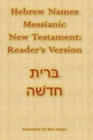 Image for Hebrew Names Messianic New Testament