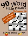 Image for Word Fill-In Puzzles, Volume 16, 90 Puzzles, Over 140 words per puzzle