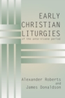 Image for Early Christian Liturgies of the Ante - Nicene Period