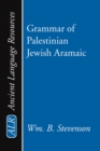 Image for Grammar of Palestinian Jewish Aramaic