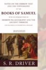 Image for Notes on the Hebrew Text of Samuel