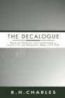 Image for Decalogue: Being the Warburton Lectures Delivered in Lincoln&#39;s Inn and Westminster Abbey 1919-1923