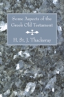 Image for Some Aspects of the Greek Old Testament