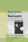 Image for Selections from the Septuagint: according to the text of Swete