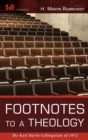 Image for Footnotes to a Theology