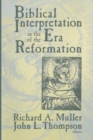 Image for Biblical Interpretation in the Era of the Reformation