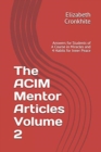Image for The ACIM Mentor Articles Volume 2