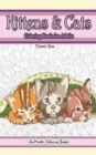 Image for Travel Size Kittens and Cats Coloring Book for Adults