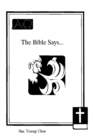 Image for The Bible Says..: Gardners Books Ltd [distributor],.