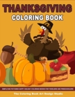 Image for Thanksgiving Coloring Book : Thanksgiving Coloring Book for Kids: Simple Big Pictures Happy Holiday Coloring Books for Toddlers and Preschoolers