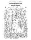 Image for Livre de coloriage pour adultes Griffonnages meditatifs animaux mignons 1 &amp; 2