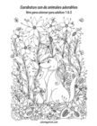Image for Garabatos zen de animales adorables libro para colorear para adultos 1 &amp; 2