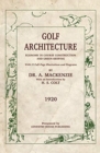 Image for Golf Architecture : Economy in Course Construction and Green-Keeping