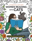 Image for Women Reading with Cats : A Coloring Book for Book Lovers