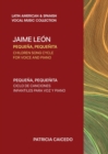Image for Pequena pequenita CHILDREN SONG CYCLE FOR VOICE AND PIANO : Canciones infantiles de Jaime Leon