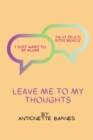 Image for Leave me to my thoughts