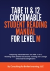 Image for TABE 11 and 12 Consumable Student Reading Manual for Level M