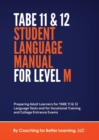 Image for TABE 11 and 12 STUDENT LANGUAGE MANUAL FOR LEVEL M