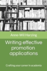 Image for Writing effective promotion applications : Crafting your career in academia