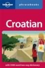 Image for Lonely Planet Croatian Phrasebook