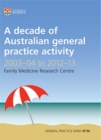 Image for A Decade of Australian General Practice Activity 2003-04 to 2012-13