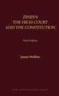 Image for Zines&#39;s The High Court and the Constitution