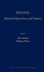 Image for Heydon: Selected Speeches and Papers