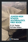 Image for Junior High School Mathematics. First Book