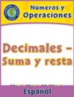 Image for Numeros y Operaciones: Decimales - Suma y resta
