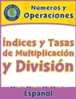 Image for Numeros y Operaciones: Indices y Tasas de Multiplicacion y Division