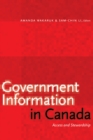 Image for Government information in Canada  : access and stewardship