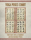 Image for Yoga Poses Chart : Chart / Mini Poster With 60 Common Hatha Yoga Poses / Asanas in Sanskrit and English