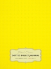 Image for Large 8.5 x 11 Dotted Bullet Journal (Yellow #6) Hardcover - 245 Numbered Pages