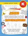 Image for The Rising Star Jumbo Workbook for Kindergartners : (Ages 5-6) Alphabet, Numbers, Shapes, Sizes, Patterns, Matching, Activities, and More! (Large 8.5&quot;x11&quot; Size)