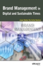 Image for Brand Management in Digital and Sustainable Times