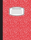 Image for Classic Composition Notebook : (8.5x11) Wide Ruled Lined Paper Notebook Journal (Red) (Notebook for Kids, Teens, Students, Adults) Back to School and Writing Notes